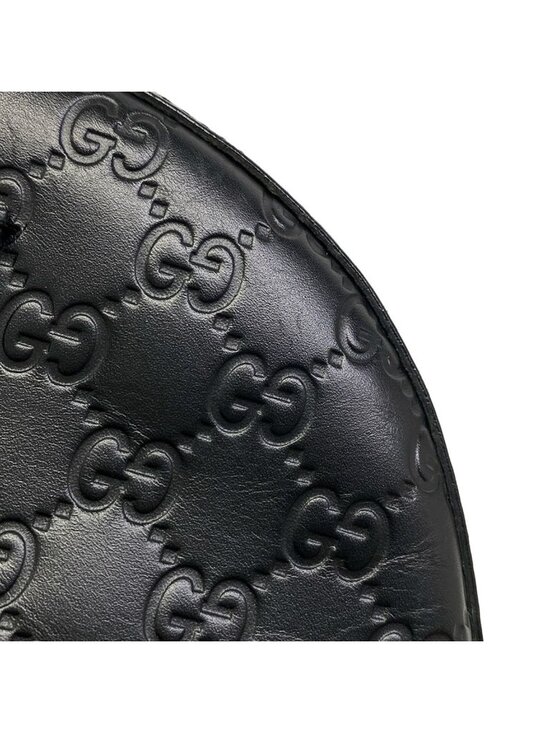 Gucci Backpack Guccissima Line Black Leather